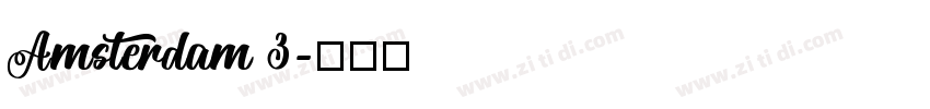 Amsterdam 3字体转换